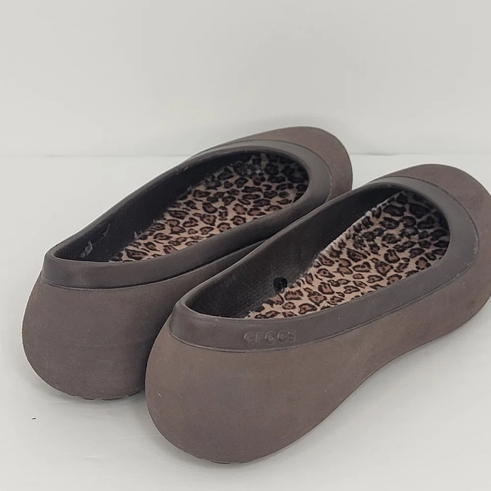 CROCS Brown Women's‎ Ballet Flats SIZE 7. #1640